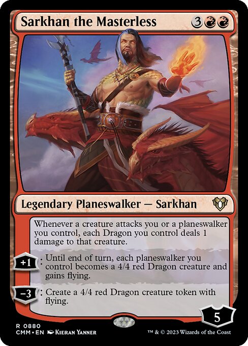 Sarkhan the Masterless (Commander Masters #880)