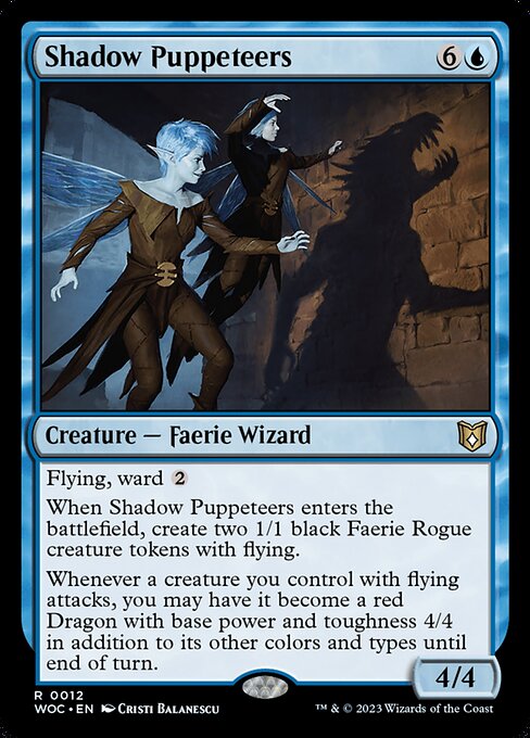 Shadow Puppeteers (Wilds of Eldraine Commander #12)