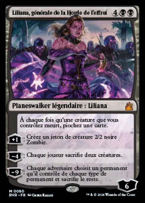 Liliana, Dreadhorde General (Ravnica Remastered #80)