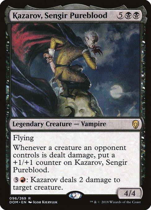 Kazarov, Sengir Pureblood (Dominaria #96)