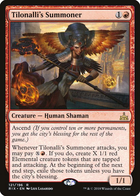 Tilonalli's Summoner (rix) 121 Tilonalli's Summoner (rix) 121