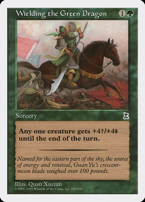 Wielding the Green Dragon card image