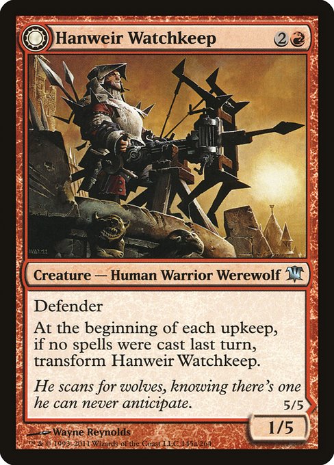 Hanweir Watchkeep // Bane of Hanweir (Innistrad #145)