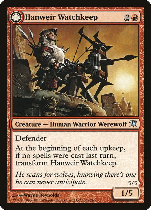 Hanweir Watchkeep // Bane of Hanweir card image