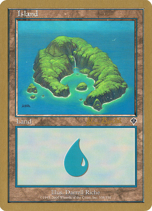 Island (World Championship Decks 2001 #ab338)