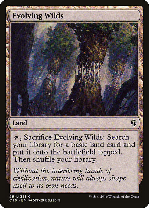 Evolving Wilds (Commander 2016 #294)