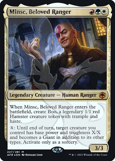 Minsc, Beloved Ranger (Adventures in the Forgotten Realms Promos #227a)