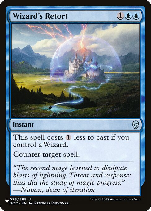 Riposte de sorcier|Wizard's Retort