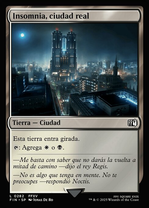 Insomnia, ciudad real