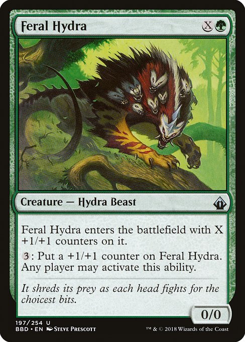 Feral Hydra (Battlebond #197)