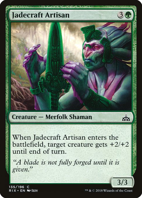 Jadecraft Artisan (Rivals of Ixalan #135)