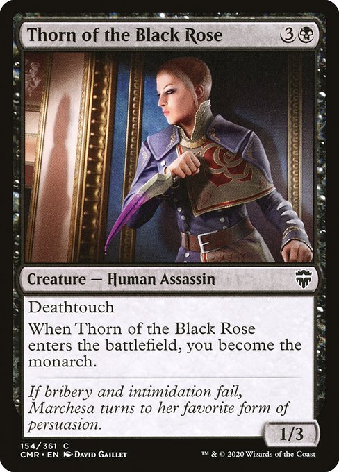 Thorn of the Black Rose (Commander Legends #154)