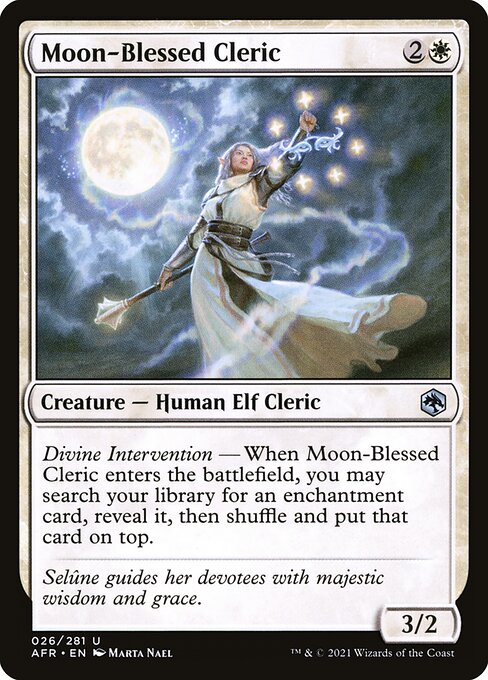 Moon-Blessed Cleric card image