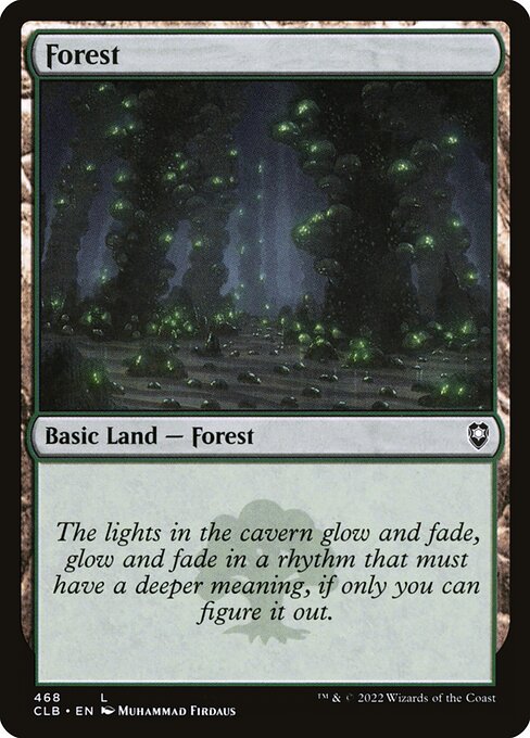 Forest (Commander Legends: Battle for Baldur's Gate #468)