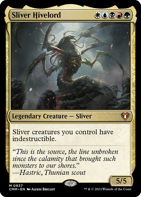 Sliver Hivelord (Commander Masters #937)
