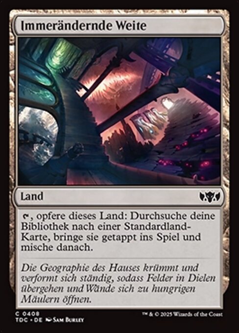 Immerändernde Weite
