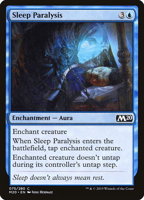 Sleep Paralysis (M20)