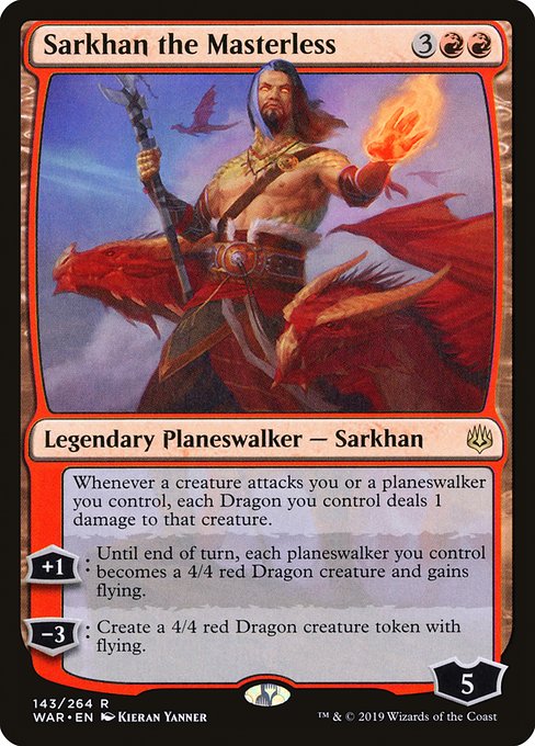 Sarkhan the Masterless card image