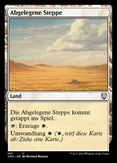 Secluded Steppe (Phyrexia: All Will Be One Commander #163)