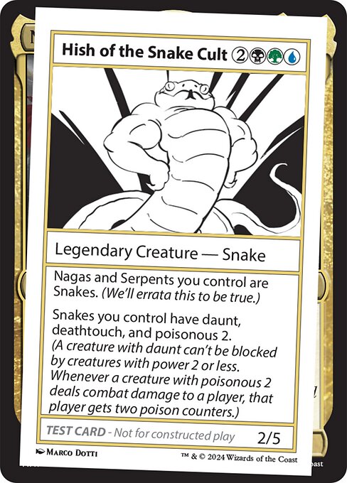 Hish of the Snake Cult (Mystery Booster 2 #356)