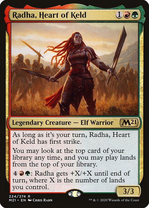 Radha, Heart of Keld (Core Set 2021 #224)