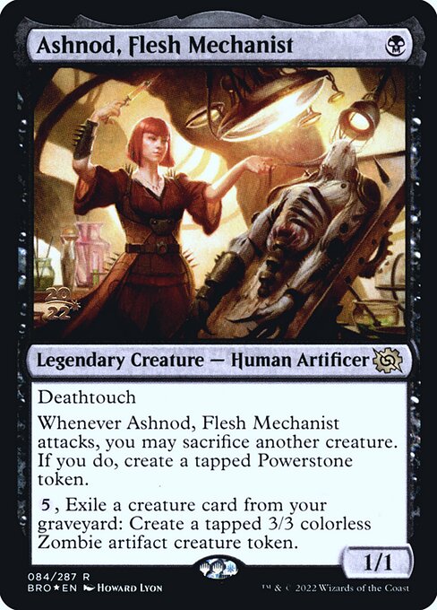 Ashnod, Flesh Mechanist (The Brothers' War Promos #84s)