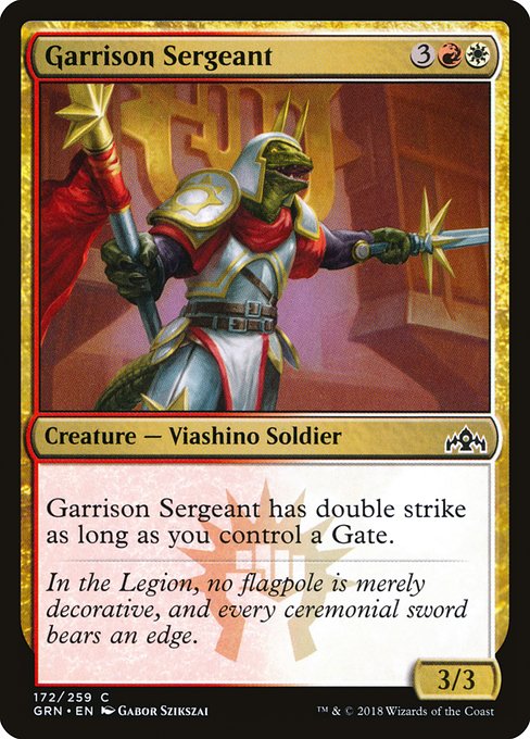 Sergent de la garnison|Garrison Sergeant