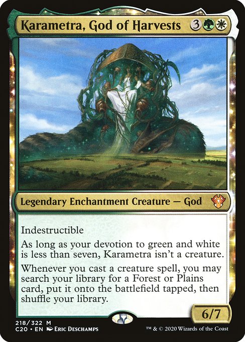 Karametra, God of Harvests (Commander 2020 #218)