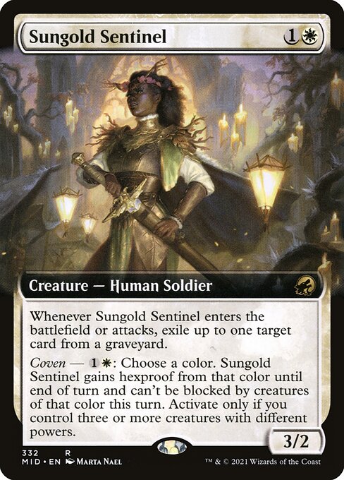 Sungold Sentinel (Innistrad: Midnight Hunt #332)