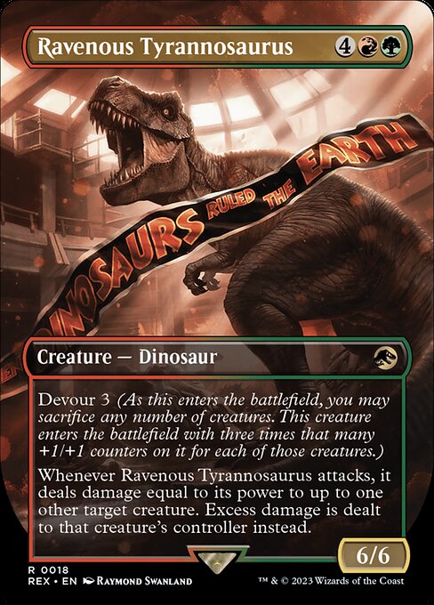 Ravenous Tyrannosaurus (Borderless)