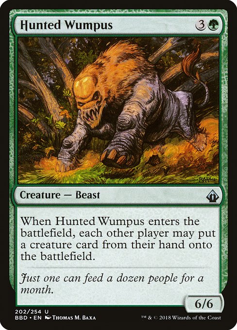 Hunted Wumpus (Battlebond #202)