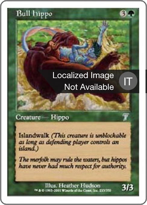 Bull Hippo (Seventh Edition #233)
