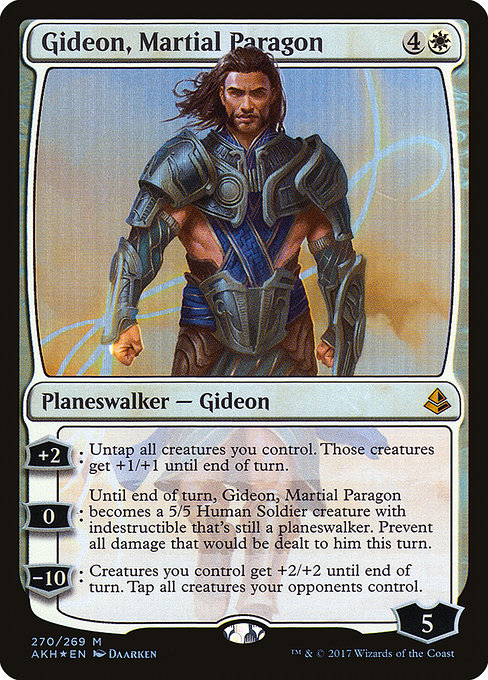 Gideon, Martial Paragon (akh) 270 Gideon, Martial Paragon (akh) 270