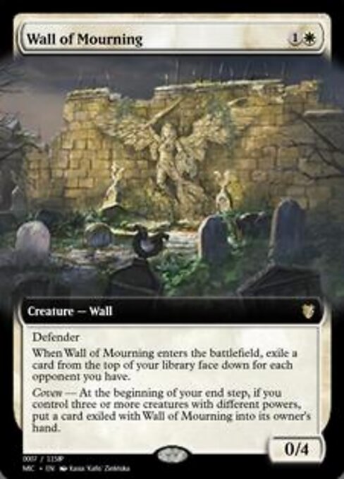 Wall of Mourning (Magic Online Promos #93894)