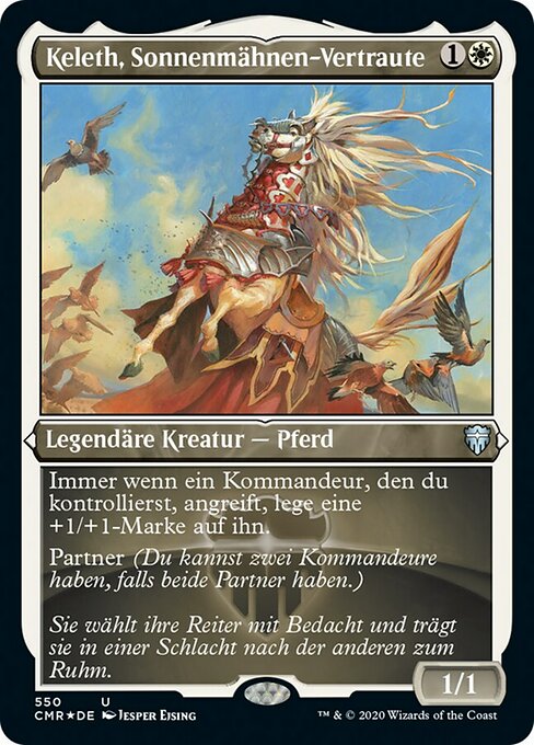Keleth, Sunmane Familiar (Commander Legends #550)