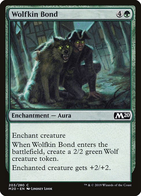 Wolfkin Bond (Core Set 2020 #203)