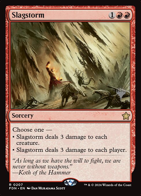 Slagstorm (Foundations Promos #207p)