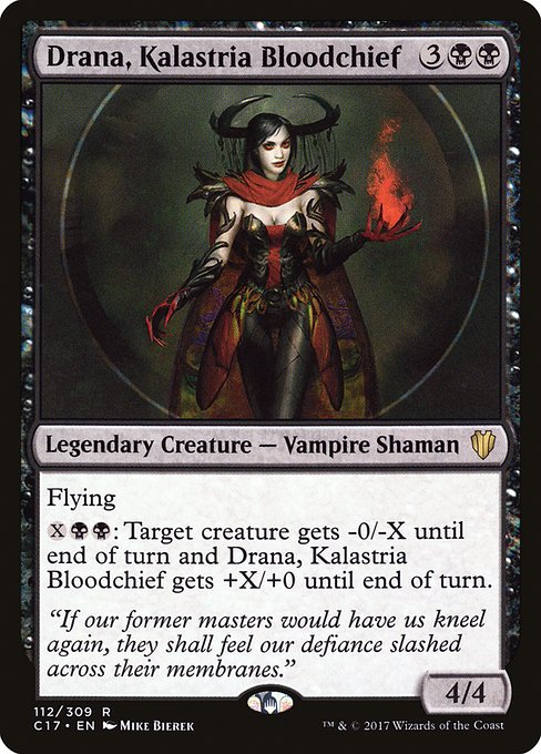 Drana, Kalastria Bloodchief (Commander 2017 #112)