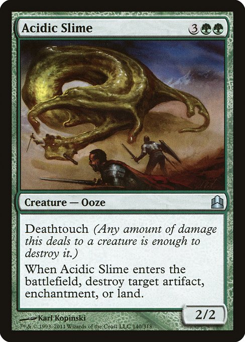 Acidic Slime (Commander 2011 #140)