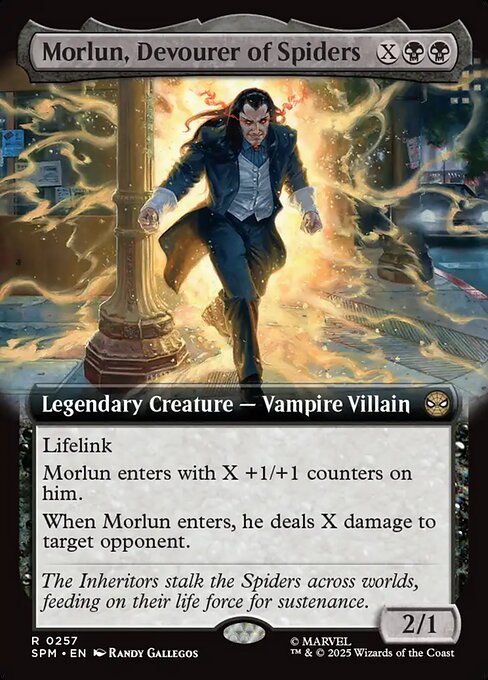Morlun, Devourer of Spiders magic the gathering card art