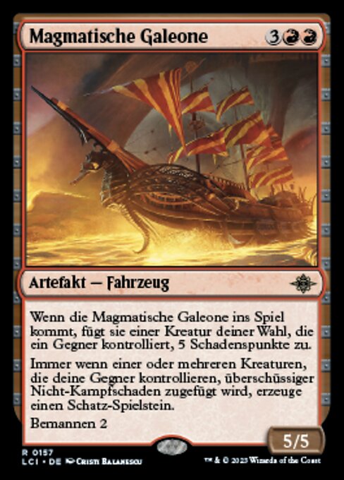 Magmatic Galleon (The Lost Caverns of Ixalan #157)