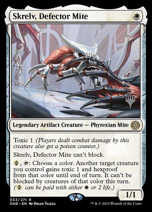 Skrelv, Defector Mite (Phyrexia: All Will Be One Promos #33p)