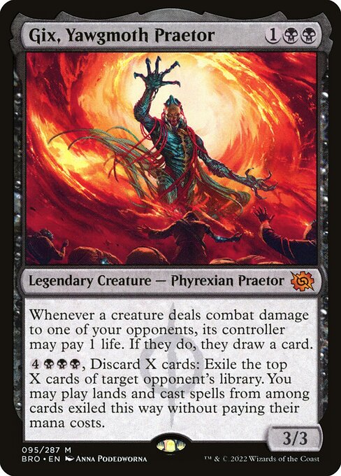 Gix, Yawgmoth Praetor (bro) 95 Gix, Yawgmoth Praetor (bro) 95