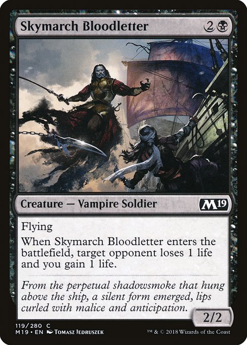 Skymarch Bloodletter (Core Set 2019 #119)