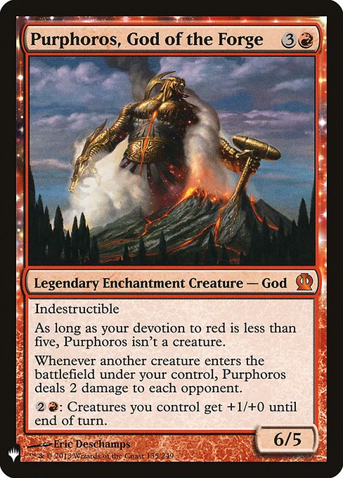 Purphoros, God of the Forge (plst) THS-135