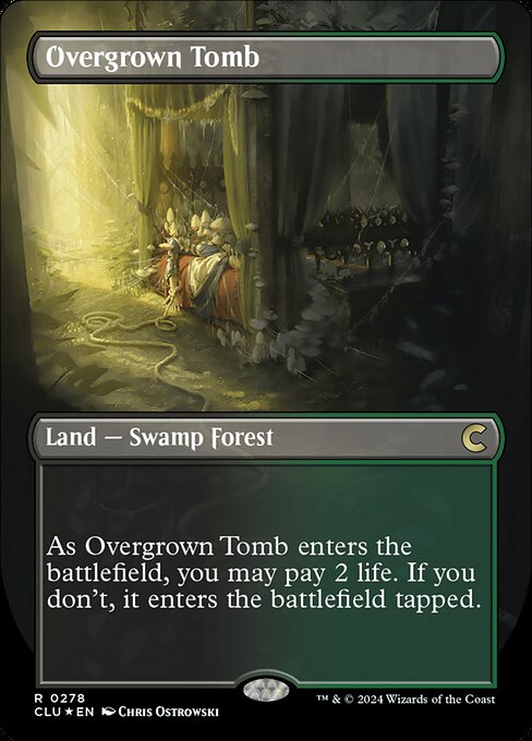 Overgrown Tomb (Ravnica: Clue Edition #278)