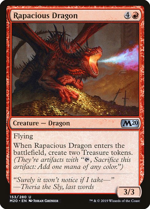 Rapacious Dragon (Core Set 2020 #153)