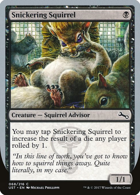 Snickering Squirrel card image