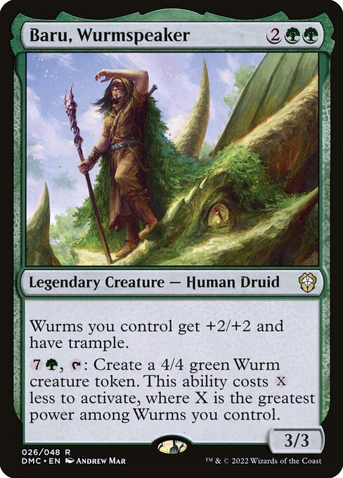 Baru, Wurmspeaker (Dominaria United Commander #26)