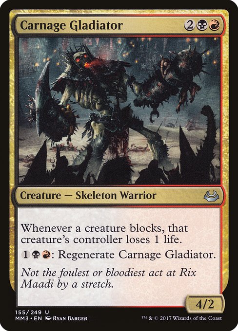 Carnage Gladiator (Modern Masters 2017 #155)